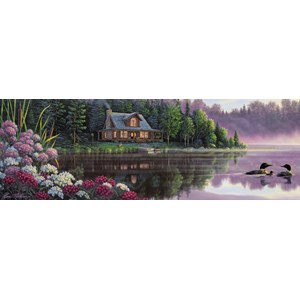 Clementoni (39396) - "Beside Still Water" - 1000 pieces puzzle