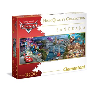 Clementoni (39348) - "Cars" - 1000 pieces puzzle