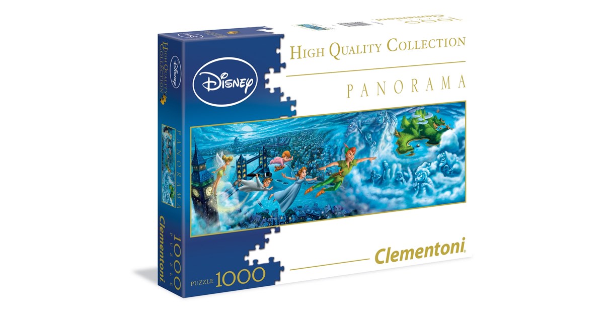 Clementoni (39286) - Peter Pan, Night Flights - 1000 pieces puzzle
