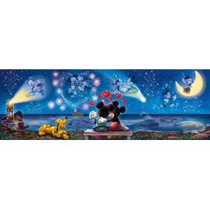Clementoni (39287) - "Mikey and Minnie" - 1000 pieces puzzle