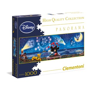 Clementoni (39287) - "Mikey and Minnie" - 1000 pieces puzzle