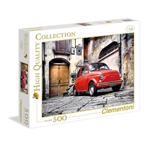 Clementoni (30575) - "Fiat 500" - 500 pieces puzzle