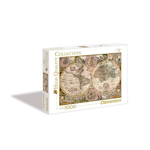 Clementoni (33531) - "Old Map" - 3000 pieces puzzle