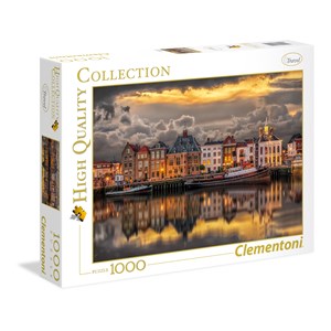 Clementoni (39421) - "Dutch houses" - 1000 pieces puzzle