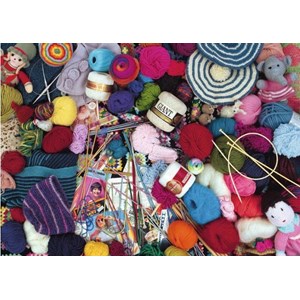 Ravensburger (19515) - "Crafty Yarns" - 1000 pieces puzzle