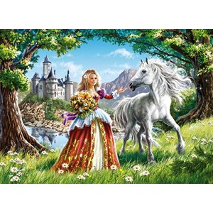 Castorland (B-06830) - "Princess and Her Friend" - 60 pieces puzzle