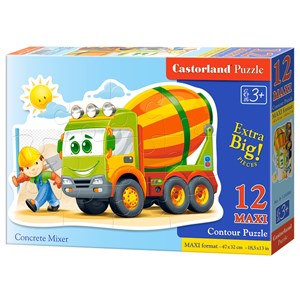 Castorland (B-120086) - "Concrete Mixer" - 12 pieces puzzle