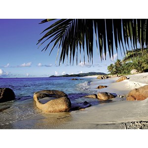 Ravensburger (19018) - "Behind the Palm Trees" - 1000 pieces puzzle