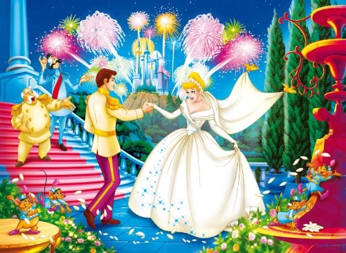 Clementoni (26733) - "Cinderella" - 60 pieces puzzle