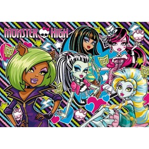 Clementoni (27816) - "Monster High, Girls" - 104 pieces puzzle