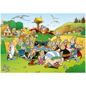 Ravensburger (14197) - "Asterix and Obelix, Asterix at the Village" - 500 pieces puzzle