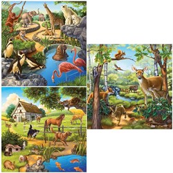Ravensburger (09265) - "Wild, Pet and Zoo Animals" - 49 pieces puzzle