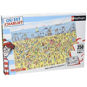 Nathan (86947) - "Where's Wally? Wally at the Beach" - 250 pieces puzzle