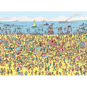 Nathan (86947) - "Where's Wally? Wally at the Beach" - 250 pieces puzzle