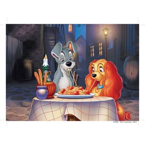 Nathan (86618) - "Lady and the Tramp" - 60 pieces puzzle