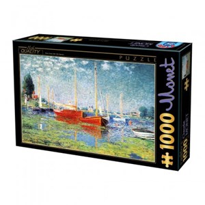 D-Toys (67548-CM04) - Claude Monet: "Argenteuil" - 1000 pieces puzzle