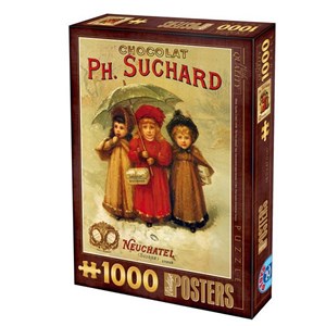 D-Toys (67555-VP04) - "Ph. Suchard Chocolates" - 1000 pieces puzzle