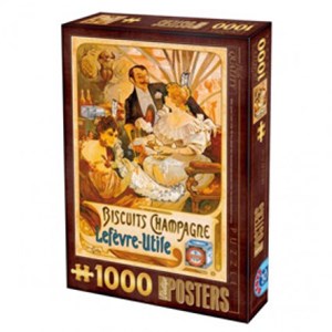 D-Toys (67555-VP05) - "Lefevre-Utile Champagne Biscuits" - 1000 pieces puzzle