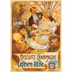 D-Toys (67555-VP05) - "Lefevre-Utile Champagne Biscuits" - 1000 pieces puzzle