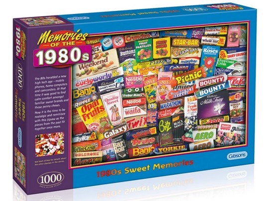 Gibsons (G7030) - "Sweet Memories 1980's" - 1000 pieces puzzle