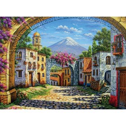 Clementoni (35025) - Arturo Zarraga: "The Volcano" - 500 pieces puzzle