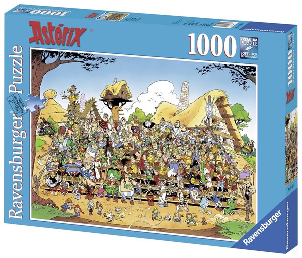 Ravensburger (15434) - Asterix and Obelix, Family Picture - 1000 pieces  puzzle