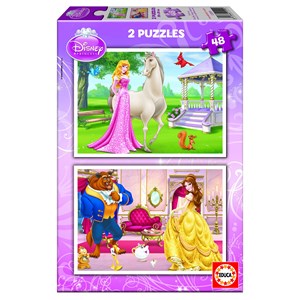 Educa (15595) - "Aurora and Belle" - 48 pieces puzzle