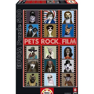 Educa (15553) - "Pets Rock Film" - 500 pieces puzzle