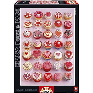 Educa (15550) - "Cupcakes" - 1000 pieces puzzle