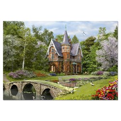 Educa (15519) - Dominic Davison: "Cobbled Bridge Cottage" - 1000 pieces puzzle
