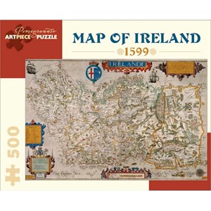 Pomegranate (AA828) - "Map of Ireland" - 500 pieces puzzle