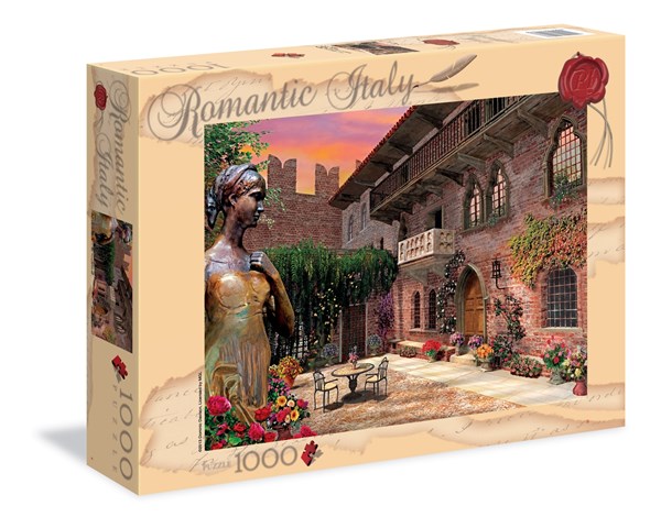 Clementoni (39243) - Dominic Davison: "Romantic Verona" - 1000 pieces puzzle