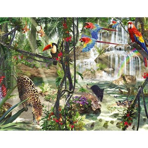 Ravensburger (16610) - "Jungle Animals" - 2000 pieces puzzle