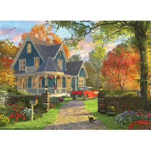 Eurographics (6000-0978) - Dominic Davison: "The Blue Country House" - 1000 pieces puzzle