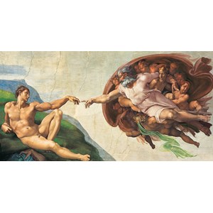 Clementoni (38004) - Michelangelo: "The Creation of Adam" - 13200 pieces puzzle
