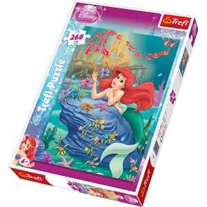 Trefl (13072) - "The Little Mermaid Deep into the Ocean" - 260 pieces puzzle