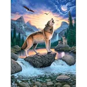 Ravensburger (15360) - "Wolf's howl" - 1000 pieces puzzle