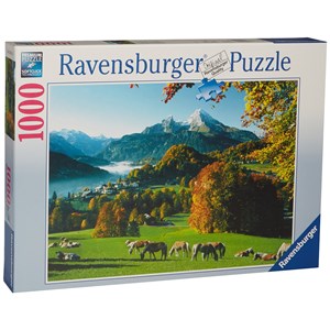 Ravensburger (15741) - "Berchtesgaden in front of Watzmann" - 1000 pieces puzzle