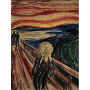 Ravensburger (15758) - Edvard Munch: "The Scream" - 1000 pieces puzzle