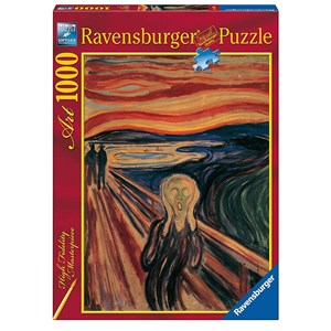 Ravensburger (15758) - Edvard Munch: "The Scream" - 1000 pieces puzzle