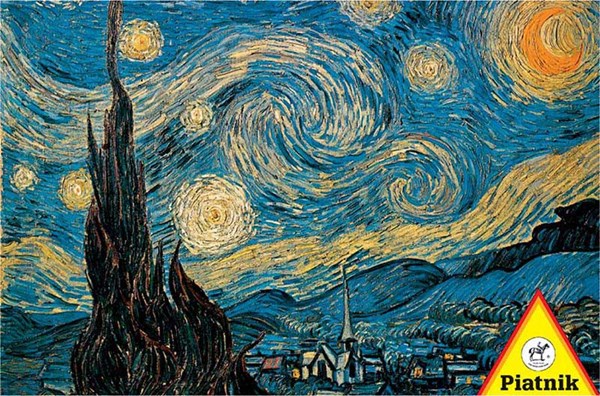 Piatnik (540363) - Vincent van Gogh: "Starry Night" - 1000 pieces puzzle