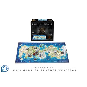 4D Cityscape (51001) - "4D Mini Game of Thrones: Westeros" - 350 pieces puzzle