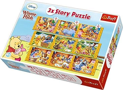 Trefl (90304) - "Winnie the Pooh" - 30 40 60 pieces puzzle