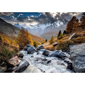 Heye (29712) - Alexander von Humboldt: "Mountain Stream" - 1000 pieces puzzle