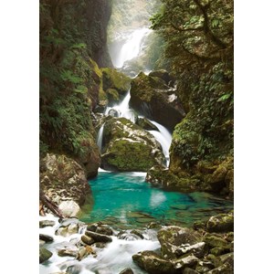 Ravensburger (19050) - "Mackay Falls, New Zealand" - 1000 pieces puzzle