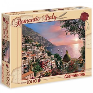 Clementoni (39221) - Dominic Davison: "Positano, Italy" - 1000 pieces puzzle