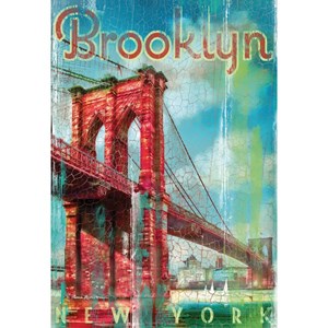 Clementoni (37034) - Patrick Reid O’Brien: "USA, New York, Brooklyn retro" - 500 pieces puzzle