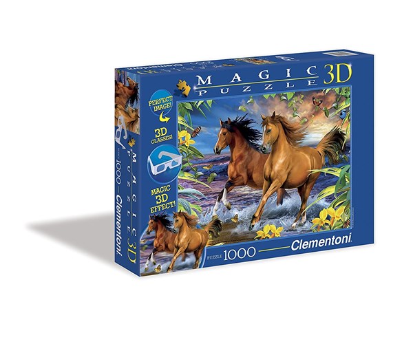 Clementoni (39222) - Howard Robinson: "Romantic Ride" - 1000 pieces puzzle