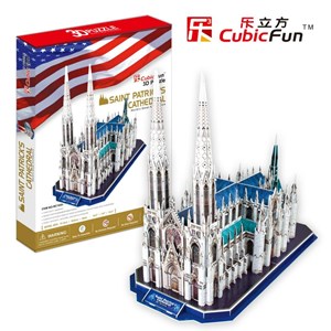 Cubic Fun (MC103H) - "Saint Patrick's Cathedral" - 117 pieces puzzle