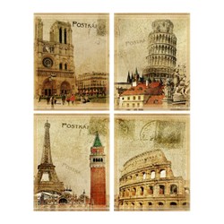 Pintoo (Q1037) - "Famous monuments" - 192 pieces puzzle